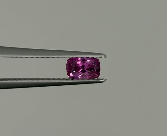 Saphir Rose non chauffé 0.66ct