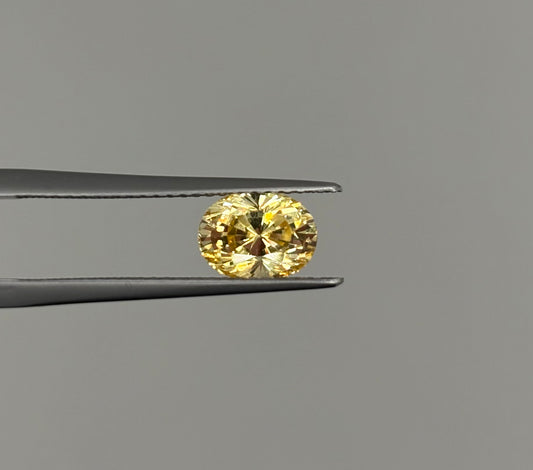 Saphir Jaune non chauffé 2.10cts