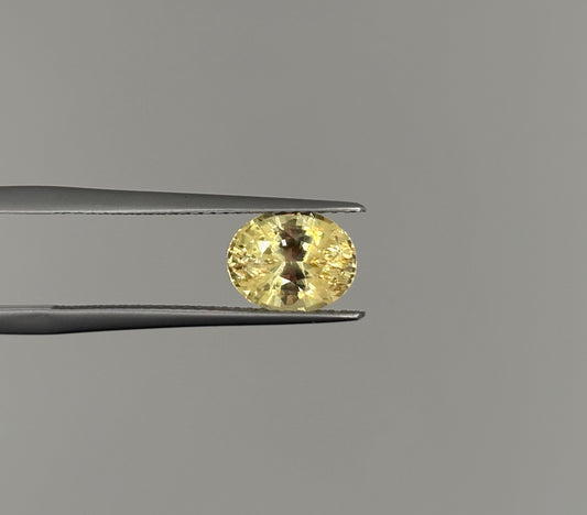 Saphir Jaune non chauffé 2.57cts
