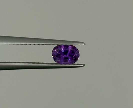 Saphir Violet non chauffé 0.59ct