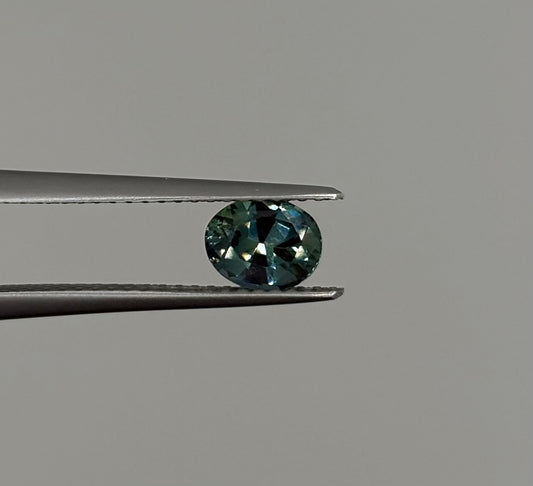 Saphir Teal non chauffé 0.82ct