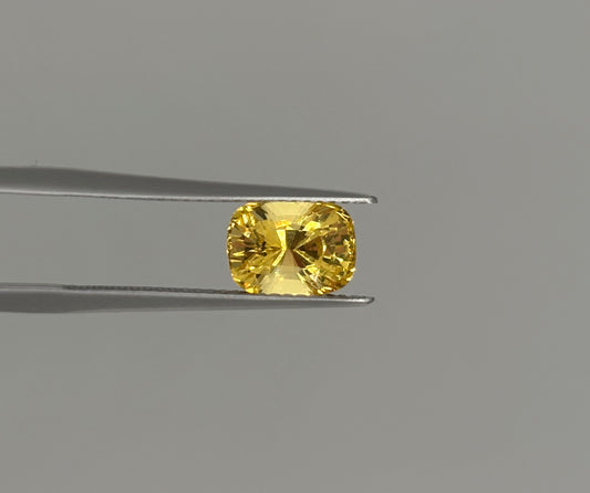 Saphir Jaune non chauffé 3.14cts