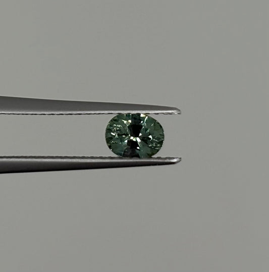 Saphir Vert non chauffé 0.74ct