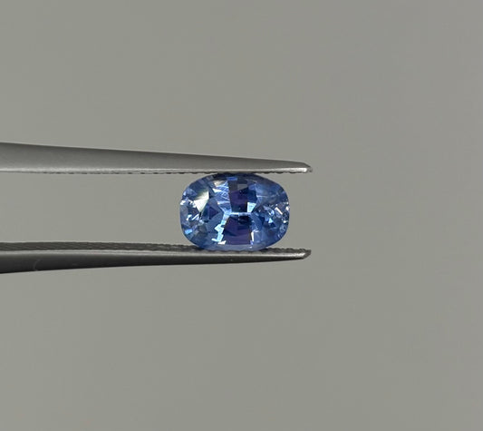 Saphir Bleu non chauffé 1.28ct